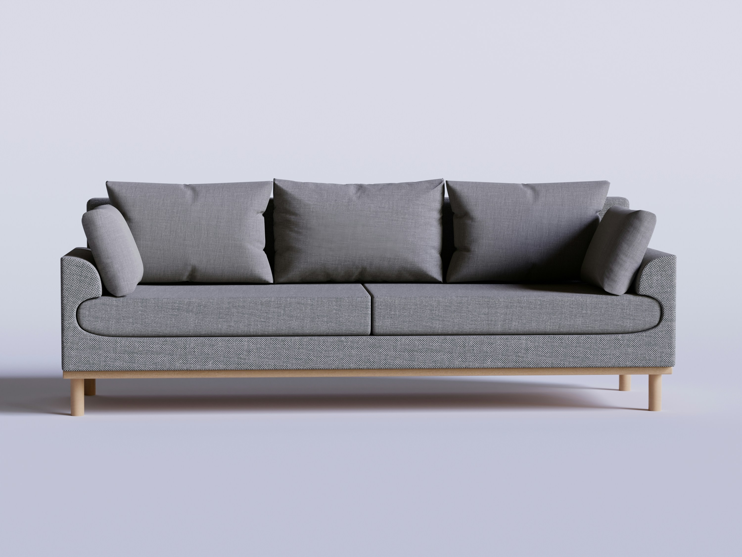 Grey Scandinavian sofa