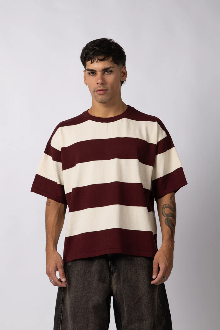 Oversized Maroon Tee
